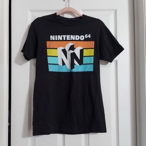 New Nintendo 64 black tshirt